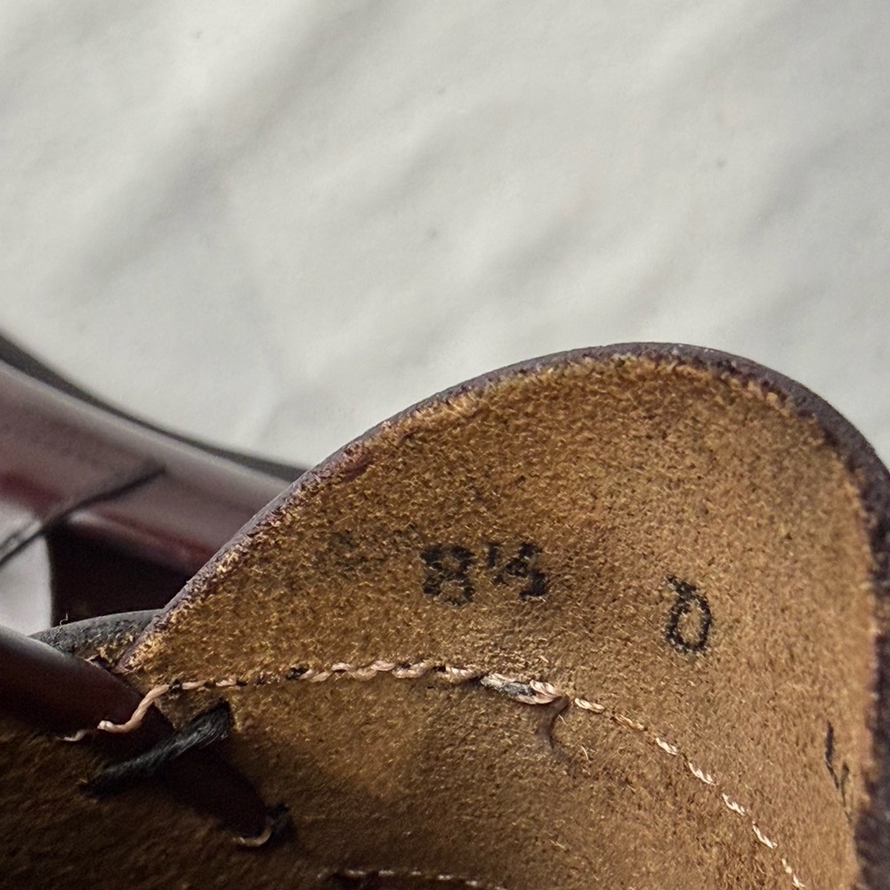 G.H. Bass & Co. Burgundy Leather Penny Loafers - Picture 14 of 16